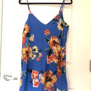 Brand new, floral shirt dress